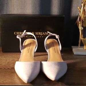 Womens Pointed Toe 🌸 D'orsay Low Slingback Heel